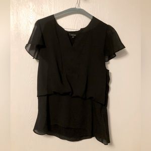 RW&Co black short sleeve blouse